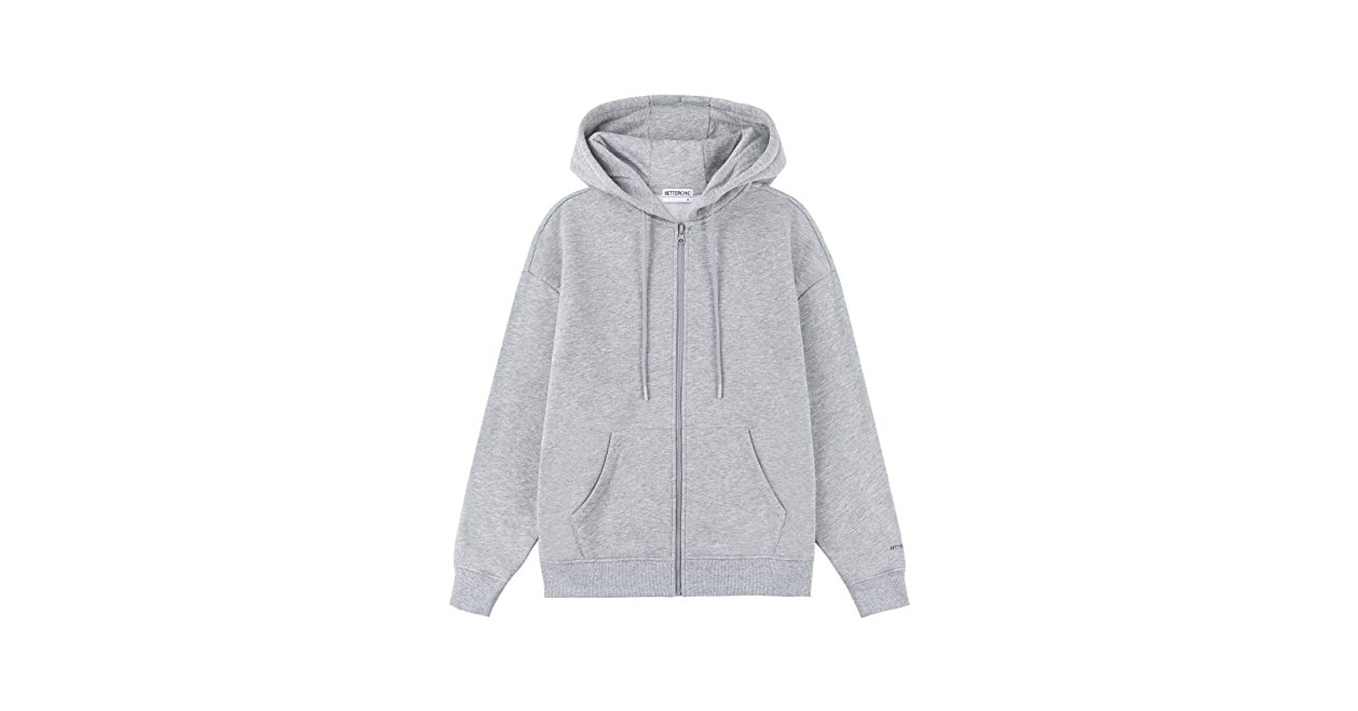 BETTERCHIC Women's Hooded Sweatshirt Casual Soft Brushed