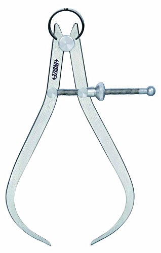 Compas d'extérieur à ressort avec réglage micrométrique 140 mm