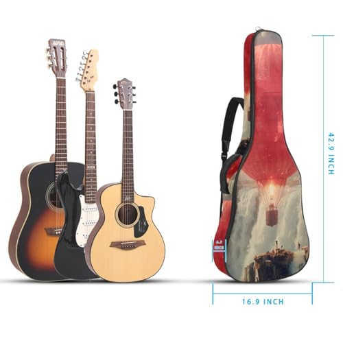 Housse imperméable pour guitare acoustique de 101,6 cm multicolore - 5