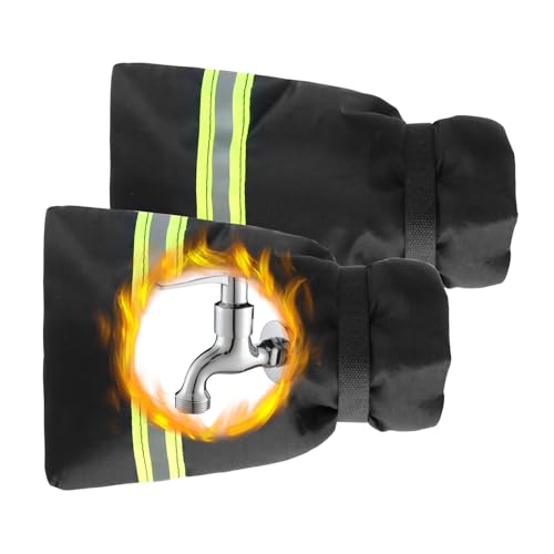 ZHAO 2 Pack Outdoor Water Faucet Covers, 9