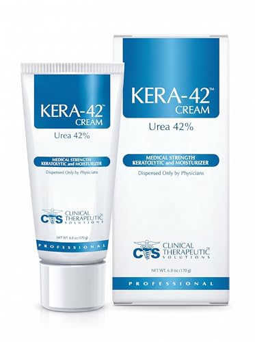 Kera 42 Urea Cream 42% Professional Foot Moisturizer for Dry Cracked Skin Calluses & Rough Heels