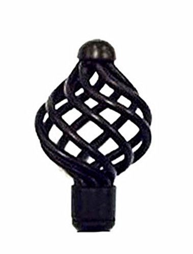Image of allen+roth 2.07-in L x 1.42-in dia Bronze Light Cap and Finial Kit #745337