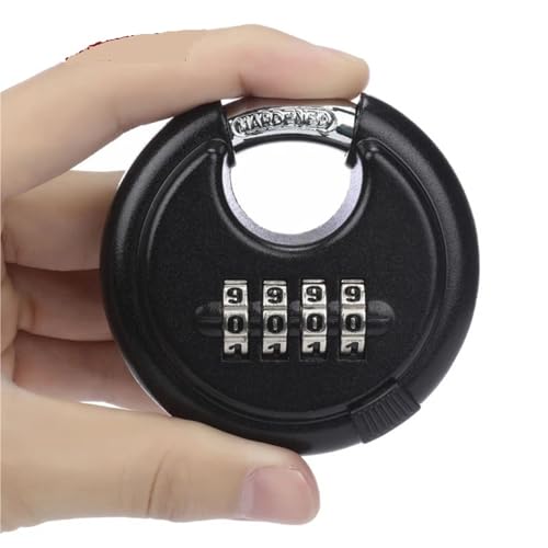 Cadenas à combinaison en acier inoxydable argenté YP28 avec code réinitialisable - 2