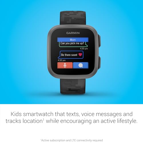 Garmin Bounce™, Kids Smartwatch, Two-Way Text and Voice Messaging, Location Tracking, Black Camo - image 3