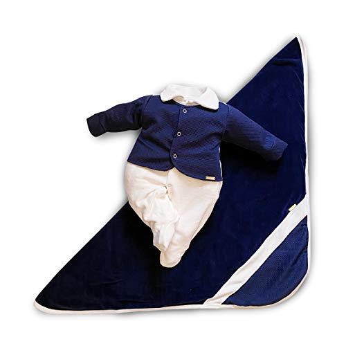 Saída Maternidade Menino Príncipe Marinho - Maxibaby