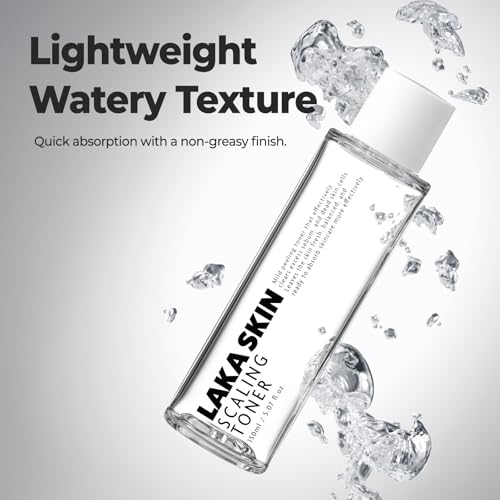Laka Skin Care Scaling Toner, 150ml/5.07 fl.oz, Mild Peeling for Face, PDRN, Soothing Dead Skin Cells, Hyaluronic Acid, AHA, PHA, Korean Skin Care