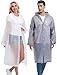 2PCS Rain Ponchos for Adults Reusable - Borogo Rain Coats for Adults Rain Jackets Raincoats for Men Women