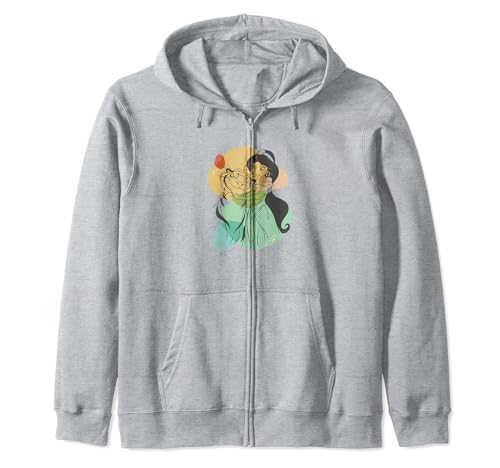 Sweat Disney Aladdin Jasmine Rajah veste zippée à capuche pour femme