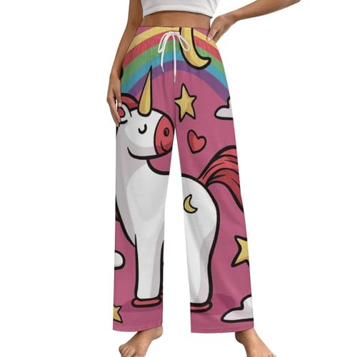 Pantalon de pyjama femme lune licorne : trouvez enfin le sommeil dans un bas de nuit doux