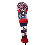 Majek Australia 3 Hybrid Golf Pom Pom Knit Rescue Utility Club Head Cover