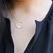 LOTUS STONE JEWELRY Herkimer Diamond Necklace on 16 inch 14K Gold Filled Chain; Quartz Necklace for Women, Handmade (Gold, 16