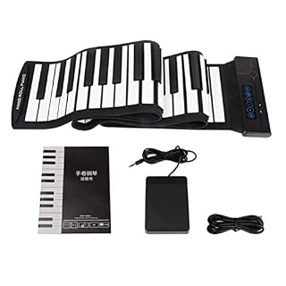 KUANDARM Piano Pliant Roll Up Piano Portable 88 Touches Instrument de Musique électronique Main Roll Piano Piano Silicone Environnemental Klaxon Kid Adulte Jouet, Facile à Transporter débutant - Les Beatles, Paul McCartney, John Lennon, RIngo Starr, George Harrison KUANDARM Piano Pliant Roll Up Piano Portable 88 Touches Instrument de Musique électronique Main Roll Piano Piano Silicone Environnemental Klaxon Kid Adulte Jouet, Facile à Transporter débutant – Image 5