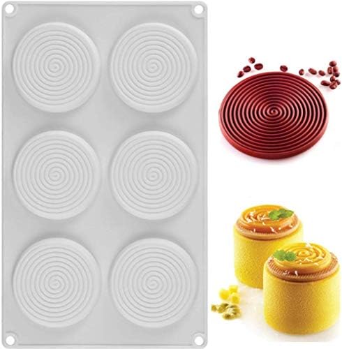 DUBENS Silikon Backform - Mousse-Kuchenform Für Muffins, Cupcakes & Desserts