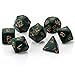 Chessex CHX25415 Dice-Opaque Dusty Green/Copper Set