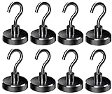 【Paket oder 100% Zufriedenheitsgarantie】 - 8 Stück Magnethaken zum Aufhängen, D32 mm insgesamt; Wir garantieren, dass KEINE ZUFRIEDENHEIT, KEIN RÜCKGABEGRUND. Bitte kontaktieren Sie uns, wenn Sie Qualitätsprobleme haben, wir helfen Ihnen gerne bei der Rückerstattung oder beim Ersatz .