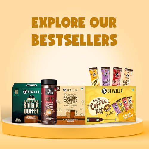 Image of Bevzilla 24 Assorted Coffee Sachets & Tumbler Pack | Eco-Friendly Coffee Tumbler | Best for Espresso, Latte & Cappucino
