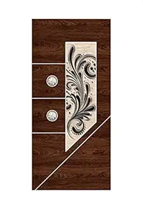 Royal Furniture Office/Bedroom/Living Room Doors/Hardwood Doors for Home/Designing Laminated Doors (37 * 80) (33 * 78) Brown