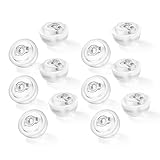 [Amazon限定ブランド] ピアス キャッチ シリコン 落ちない 12個（6ぺア） シルバー925 18金 K18GP ダブルロックキャッチ プラチナ