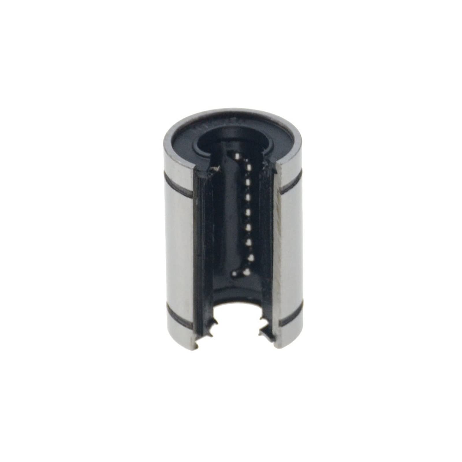 Cojinete de extremo de varilla esférico 10 piezas/lote LM10UUOP LM16UUOP LM12UUOP LM20UUOP Rodamientos lineales de tipo abierto Buje lineal CNC for eje varilla(LM20UUOP)