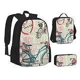 Construction durable : chaque pièce de l'ensemble est fabriquée en polyester 600D robuste. Le sac à dos est renforcé avec un design ergonomique et des sangles réglables pour un confort amélioré, tandis que le sac à déjeuner dispose d'un matériau d'isolation thermique assurant la fraîcheur et la trousse offre un rangement organisé pour votre papeterie.