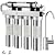 Fachioo TSA 5-Stage Under Sink Water Filter System, 2 Years Capacity, NSF/ANSI 42 Certified, Reduces PFAS, PFOA/PFOS, Lead, Chlorine, Odor, Under Counter Water Filter Direct Connect to Kitchen Faucet
