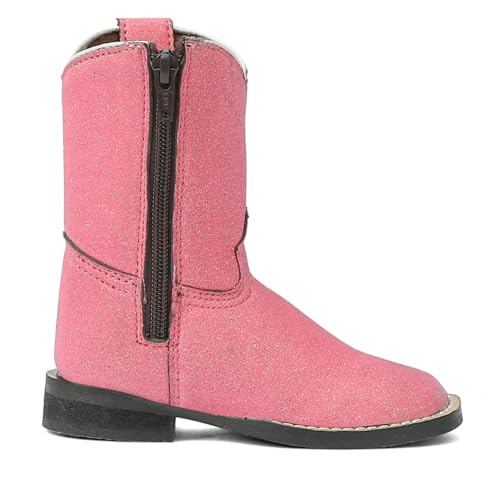 TuffRider Toddler Pink Glitter Western Boot2