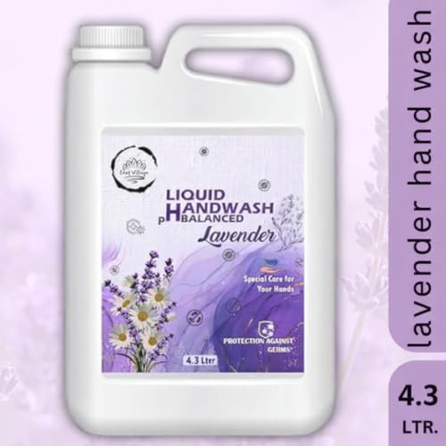 Image of Liquid Handwash pH Balanced Lavender, Protection Against Germs, Special Care for Hands, 4.3 Liter
