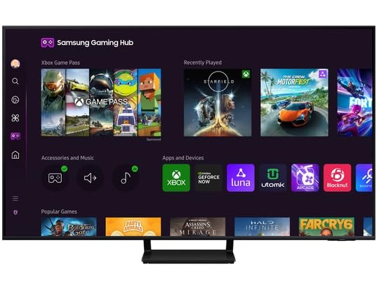 SAMSUNG 75Q70D - TV QLED 75" (190 cm) - 4K UHD 3840x2160 - 120 Hz - Quantum HDR - Gaming HUB - Smart TV - 4xHDMI - WiFi – Bild 4