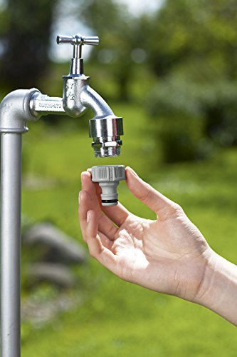 GARDENA kraanaansluiting 26,5 mm (G 3/4"): Aansluiting voor waterkranen met schroefdraad, waterdichte verbinding, eenvoudig te gebruiken, verpakt (18201-20) - Image 3