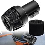 Muffler Diffuser Wet/Dry Vac Attachment (2-1/2 inch) CMXZVBE38660 Compatible with Craftsman Shop Vacuums Diffuser with Replacement Sponge