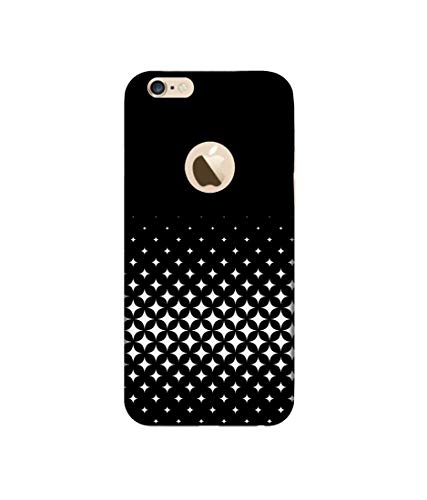 Image of Amazon Brand - Solimo Designer Small Squre Pattern 3D Printed Hard Back Case Mobile Cover for Apple iPhone 6 / 6S (Logo Cut)