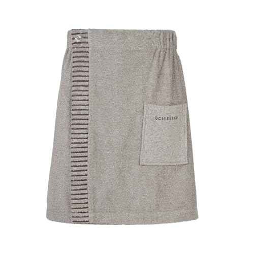 Schiesser Saunakilt Rom Herren - 46-54 - Hellgrau