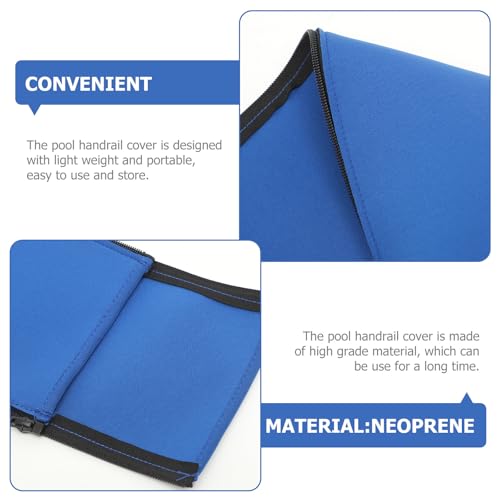 Protector de neopreno para pasamanos de piscina con agarre antideslizante 6