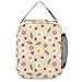 NAKOCO Lunch Bag for Men/Women,Eggs Tomatoes Salami Leaves Reusable Lunchbox for Adult,Insulated Lunch Box,Lunch Tote Bag for Office,Work,Picnic