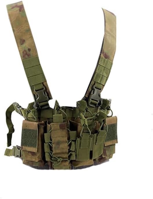Outdoor Sports Airsoft Gear Combat Assault Molle Vest Accessory Mag Pouch Magazine Bag Carrier Tactical Camouflage Chest Rig