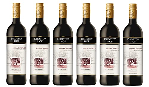 6x 0,75l - Drostdy-Hof - Shiraz & Merlot - Western Cape D.O. - Südafrika - Rotwein trocken Cover