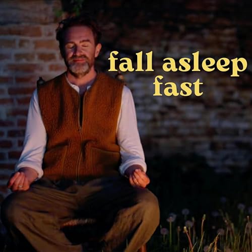 Fall asleep in a Beautiful Place | Deep Sleep Meditation with Crackling Fire Sounds