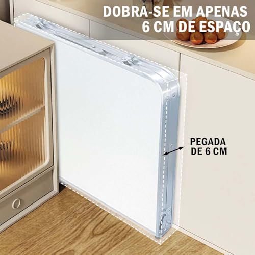 Image of Portable Folding Table, Folding Desk Briefcase for Camping Kitchen Study(90x60x70CM)
