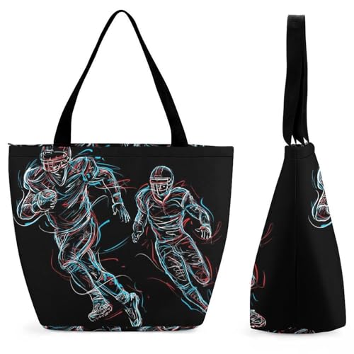 Sac à bandoulière football grand sac de shopping pour voyage
