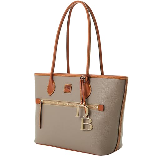 Dooney & Bourke Large Tote Bags for Women, Pebble Grain Leather Tote Bag with Zipper and Long Shoulder Straps2