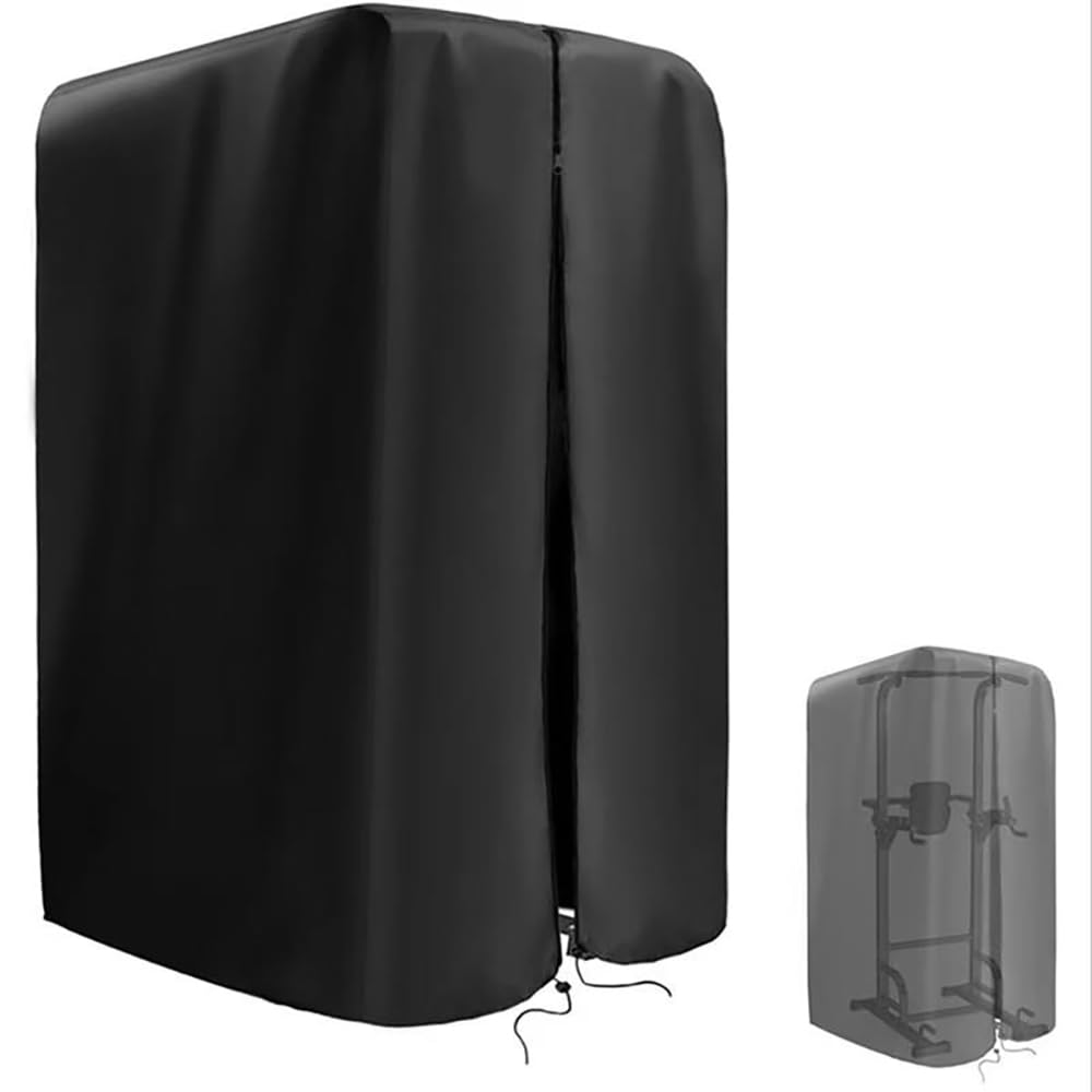 NEWFUN Funda para Soporte de Sentadillas, con Cremallera, Funda Protectora para Entrenamiento de Fuerza, Apta para Soportes de Sentadillas/Aparatos de Gimnasia Domésticos (107*102*163)