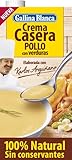 INGREDIENTES: Agua, hortalizas (23%) (zanahoria (39%), cebolla (35%), puerro (26%), carne de pollo (5,0%), almidón de maíz, patata, caldo de pollo 2% (agua, pollo fresco 14%, APIO, patata, cebolla, zanahoria, puerro, grasa de cerdo, aroma natural (contiene HUEVO), aroma natural de zanahoria (contiene APIO), sal y especias), aceite oliva virgen extra (1,5%), QUESO emmental (1,3%), sal, especias. Puede contener trazas de PESCADO, CRUSTÁCEOS, MOLUSCOS.