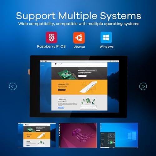 Image of OSOYOO 3.5 inch HDMI Capacitive Touch Screen for Jetson Nano /Raspberry Pi 5, 4, 3B / PC, Pulg and Play, Compatible with Windows 11 10 8 7, Raspberry Pi OS, Ubutun, Kali