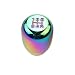 Dewhel JDM Universal Honda Accord 5 Speed Manual Shift Knob M10x1.5 Screw On (Neo Chrome)