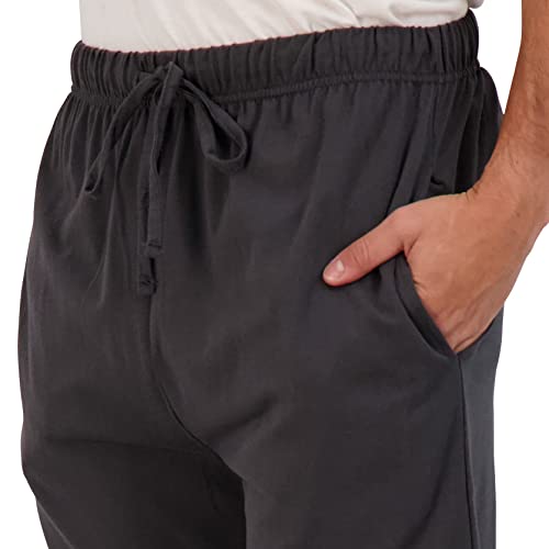 3 Pack: Mens Cotton Lounge Jogger Winter Christmas Pajama Pants For Men Sweatpants Pockets Pj Bottoms Sleep Wear Comfy Knit Drawstring Terry Bamboo Soft Jersey Lightweight Pijama Pockets -Set 5,Xxl #TOP2
