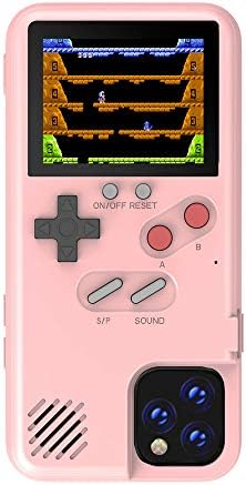 Handheld Game Console Case for iPhone 12/12 Pro, Color Gameboy Case with Built-in Retro Video Games