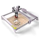 Laser Engraver, 40W A5 Pro FixedFocusing Laser Engraving Cutting Machine, 5.5W Compressed Spot LD CNC,410x400mm Large Engraving Area,Fast and High Precision Cut Engraver for Metal Wood Vinyl Leather…