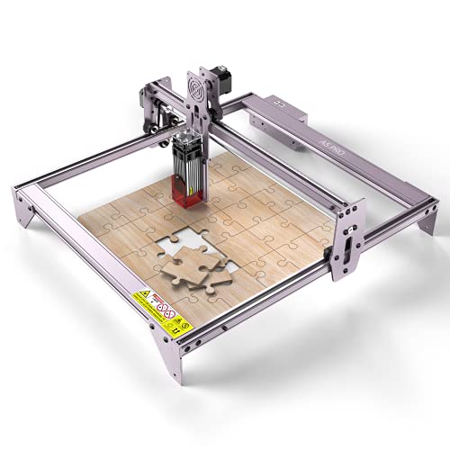 Laser Engraver, 40W A5 Pro FixedFocusing Laser Engraving Cutting Machine, 5.5W Compressed Spot LD CNC,410x400mm Large Engraving Area,Fast and High Precision Cut Engraver for Metal Wood Vinyl Leathe