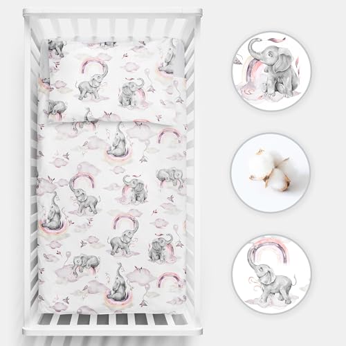 Parure de lit enfant coton anti-irritation 135x100