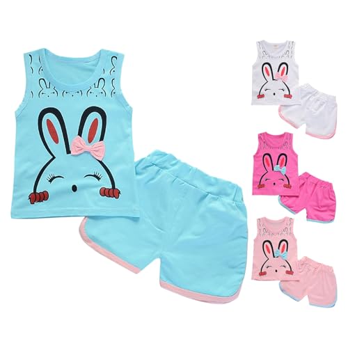 Kids Toddler Girl Shorts Short Sleeve T Shirt 2 Piece Sets Clothes Summer Sweatsuit Outfits Soft3